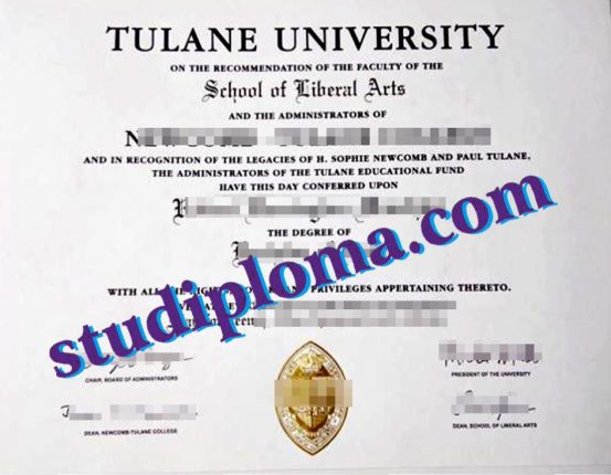 buy Tulane University degree