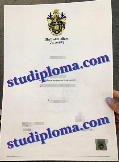 Sheffield Hallam University fake diploma