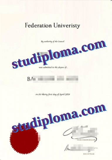 Federation University Australia diploma
