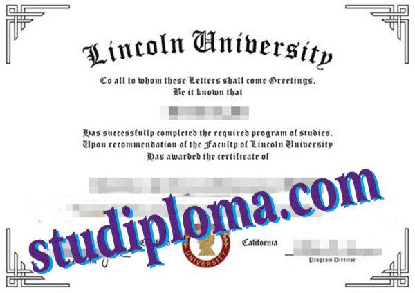 fake Lincoln University degree