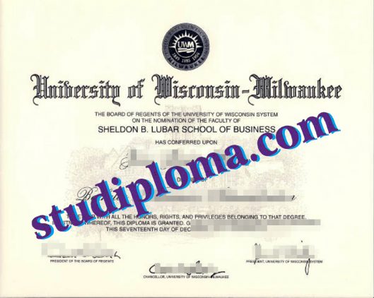 fake University of Wisconsin–Milwaukee diploma