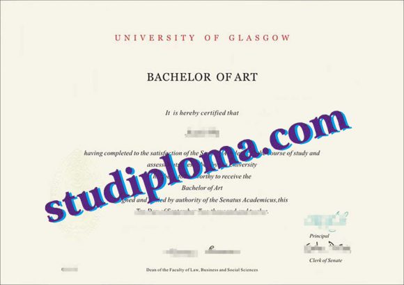 University of Glasgow degree