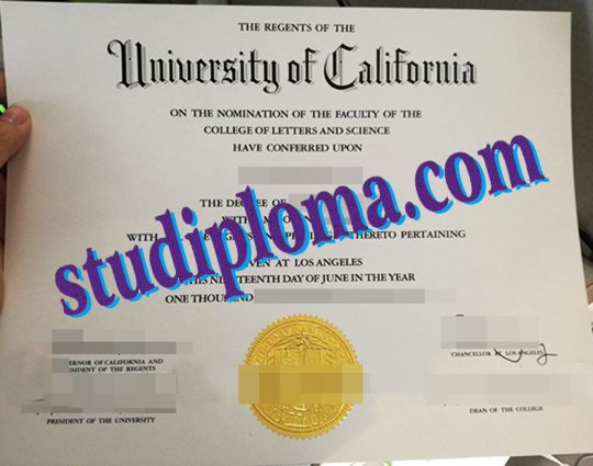 buy UCLA degree certificate