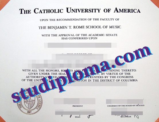 fake Catholic University of America degree