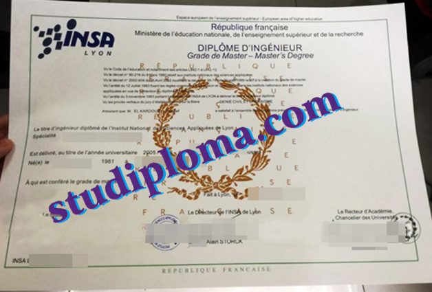 buy INSA degree certificate