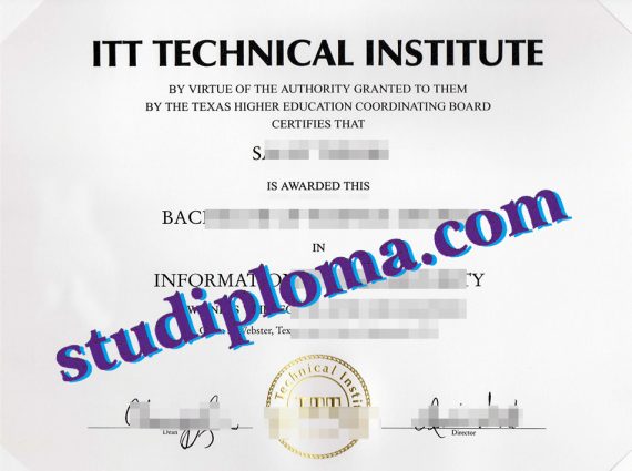 buy ITT Tech certificate