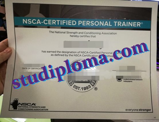 buy National Strength and Conditioning Association degree certificate