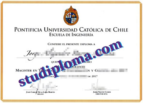 Pontificia Universidad Católica de Chile fake degree