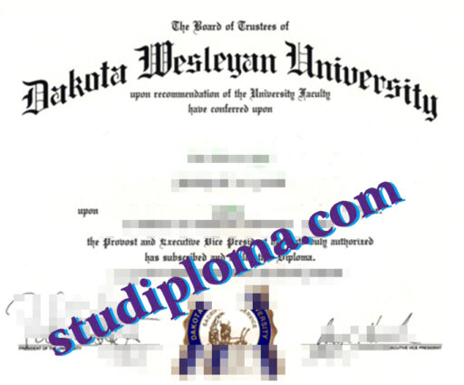 Dakota Wesleyan University fake diploma