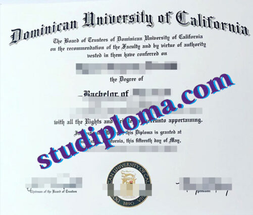 Dominican University of California fake diploma